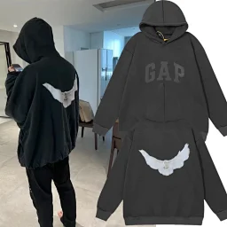 thumbnail for Bieber Kanye GYB tripartite joint pigeon hooded fleece sweater