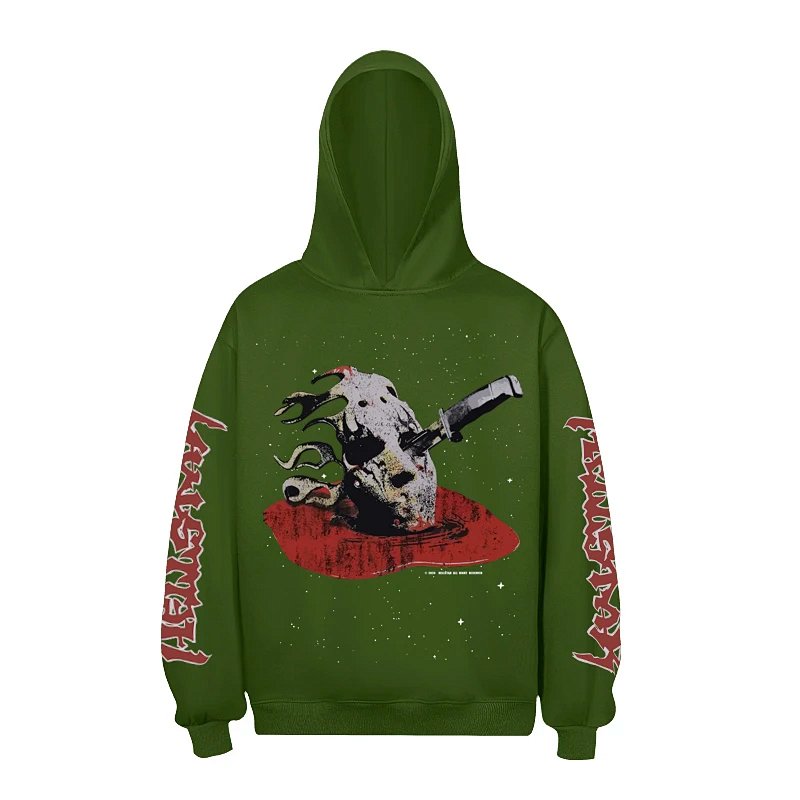 Hellstar Black Killer Mask Hoodie