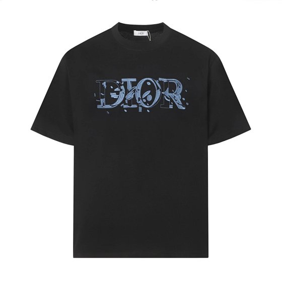 26SS 320gsm Heavyweight Fabric Embroidered Letter & Graphic Logo T-Shirt, Unisex, with Full Brand Tags