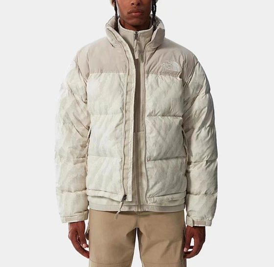 Ding level version with full filling and exquisite details, limited edition flower cloth mountain outdoor windproof and waterproof down jacket embroidered version TNF winter down jacket for men and women, couple style outdoor sports jacket, physical super beautiful, high-end packaging box as a gift in the upper level