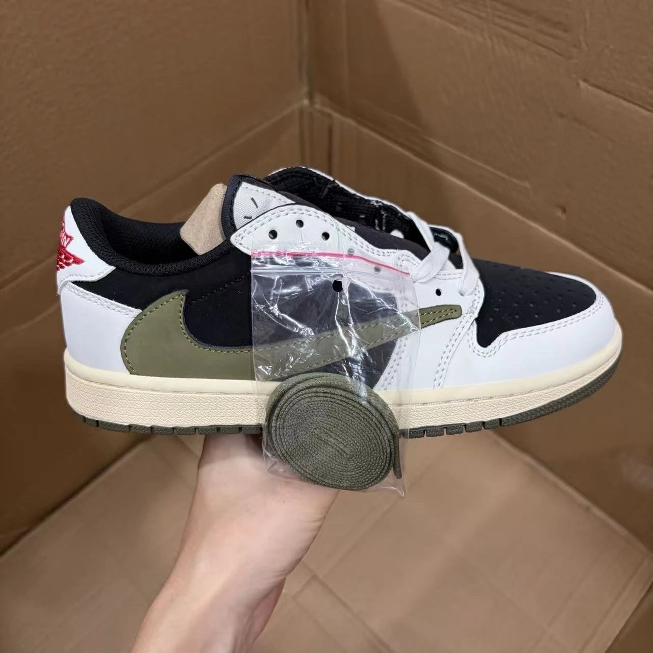 Welfare AJ1 Hook White Black Green Low Help