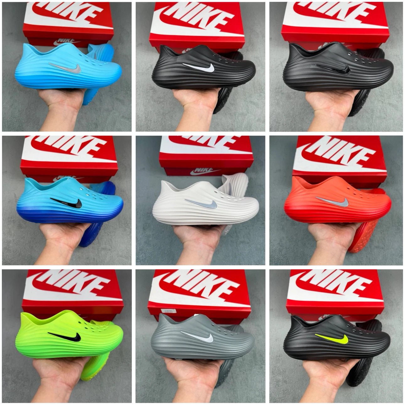 [Factory Flash Sale - Special Offer] Original Quality / Factory Mold / Imported Foam / Comfortable Feel - ReactX Rejuven8 Simple & Comfortable Mesh Clog for Men and Women