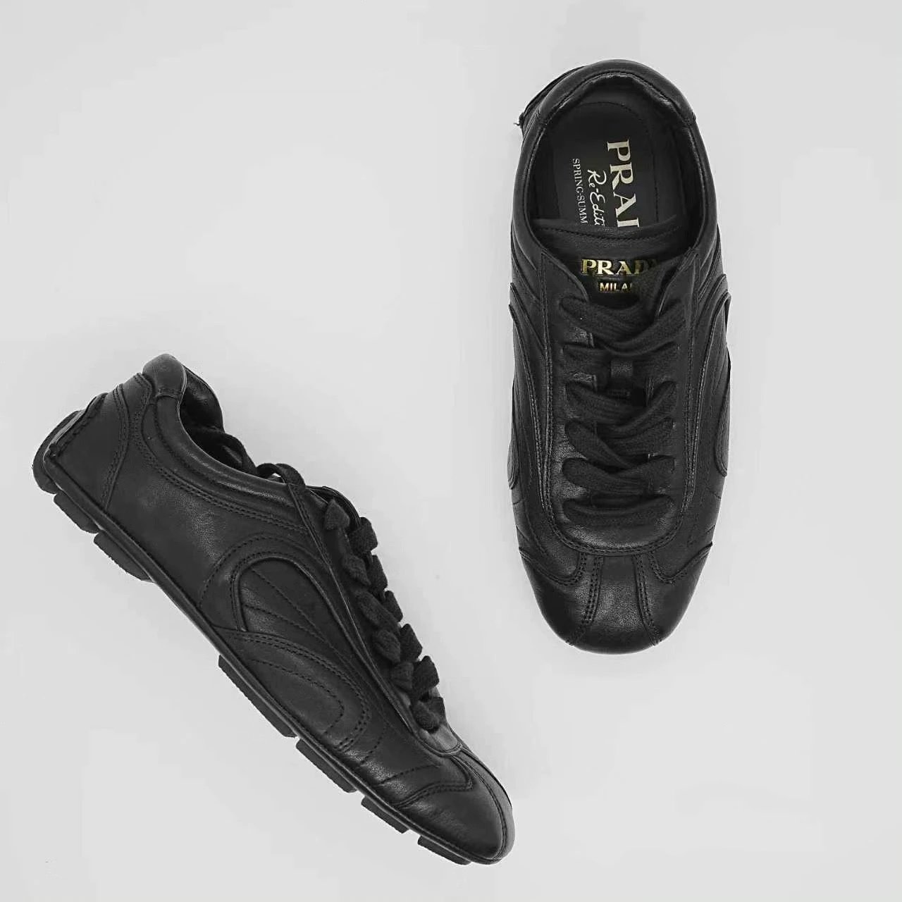 Montecarlo 05s vintage leather sneakers