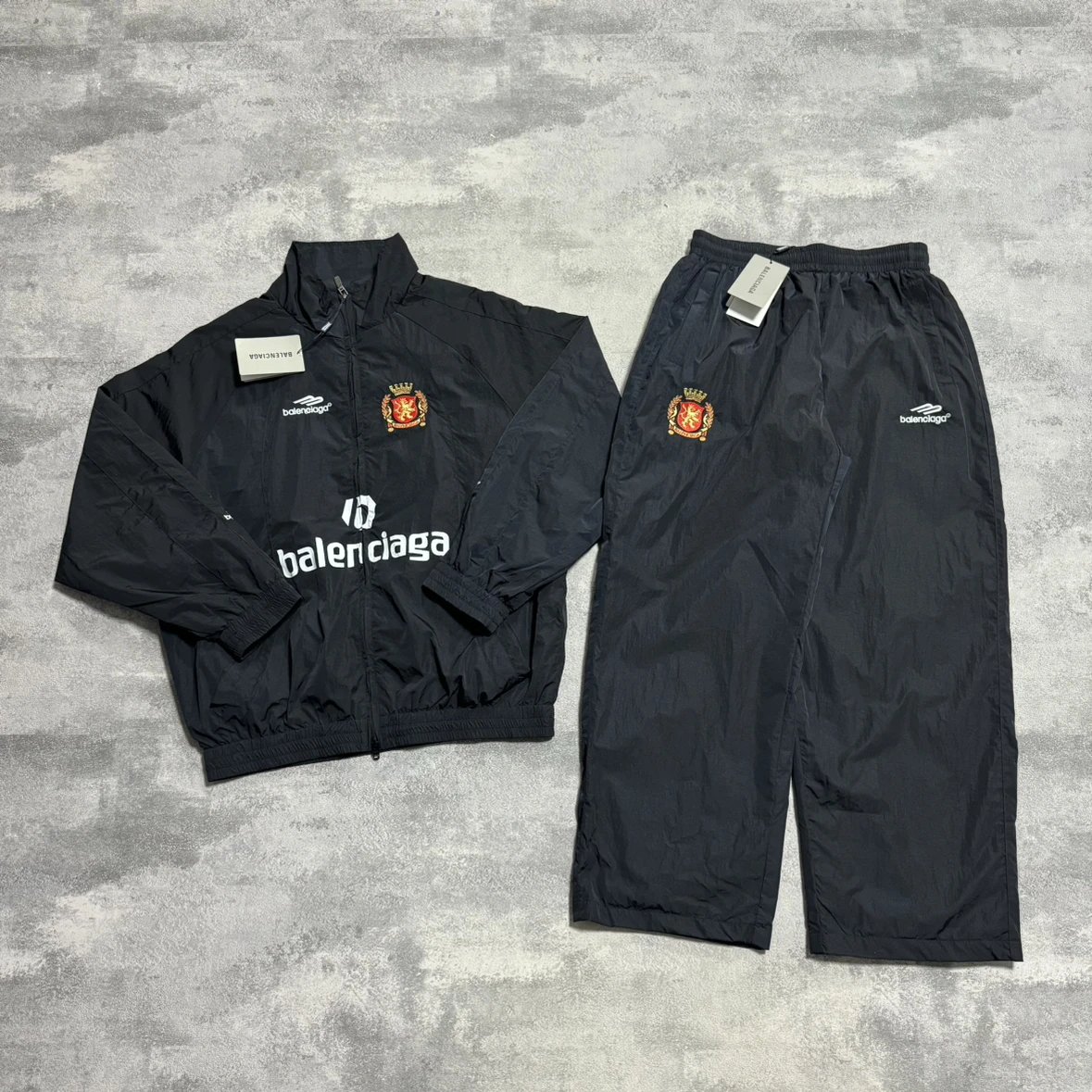 Final Sale - No Returns or Exchanges - Balenciaga x GA Collaboration Athletic Jacket Set - All Accessories Custom Molded - Complete with Tags