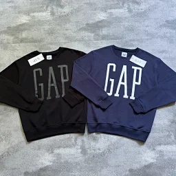 thumbnail for Handling ❗ the basic large Logo letter round neck long-sleeved sweatshirt 280 grams of cotton terry Elevator is fully ❗ packaged