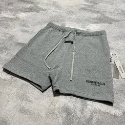 thumbnail for 自制处理Fog Essential复线字母印花五分短裤 320克内里加绒 细节对版