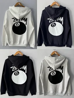 thumbnail for ［HB自制］经典字母Logo连帽卫衣 360G全棉面料 版型对版