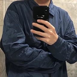 thumbnail for [HB homemade] two-tone woven fabric jacket spring and summer version fit match