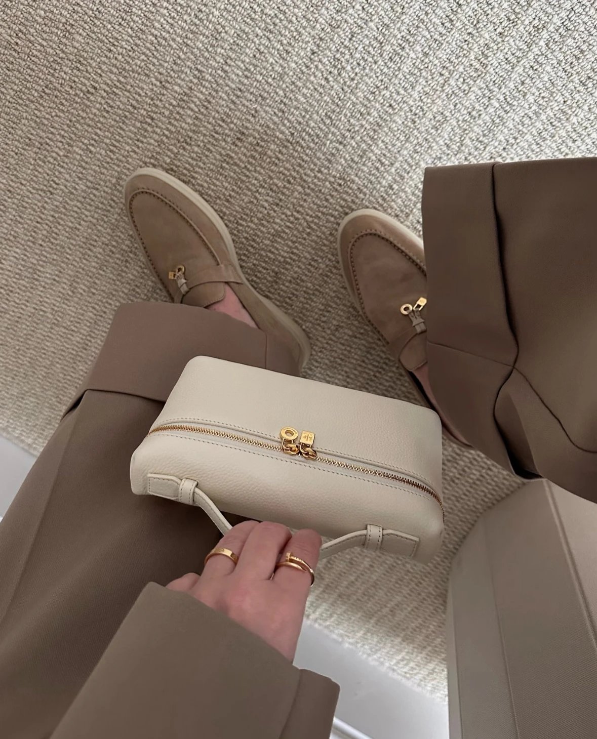 Ralph Lauren Linen-Blend White Blazer & Wide-Leg Pants Set, Women's Resort Suit 1