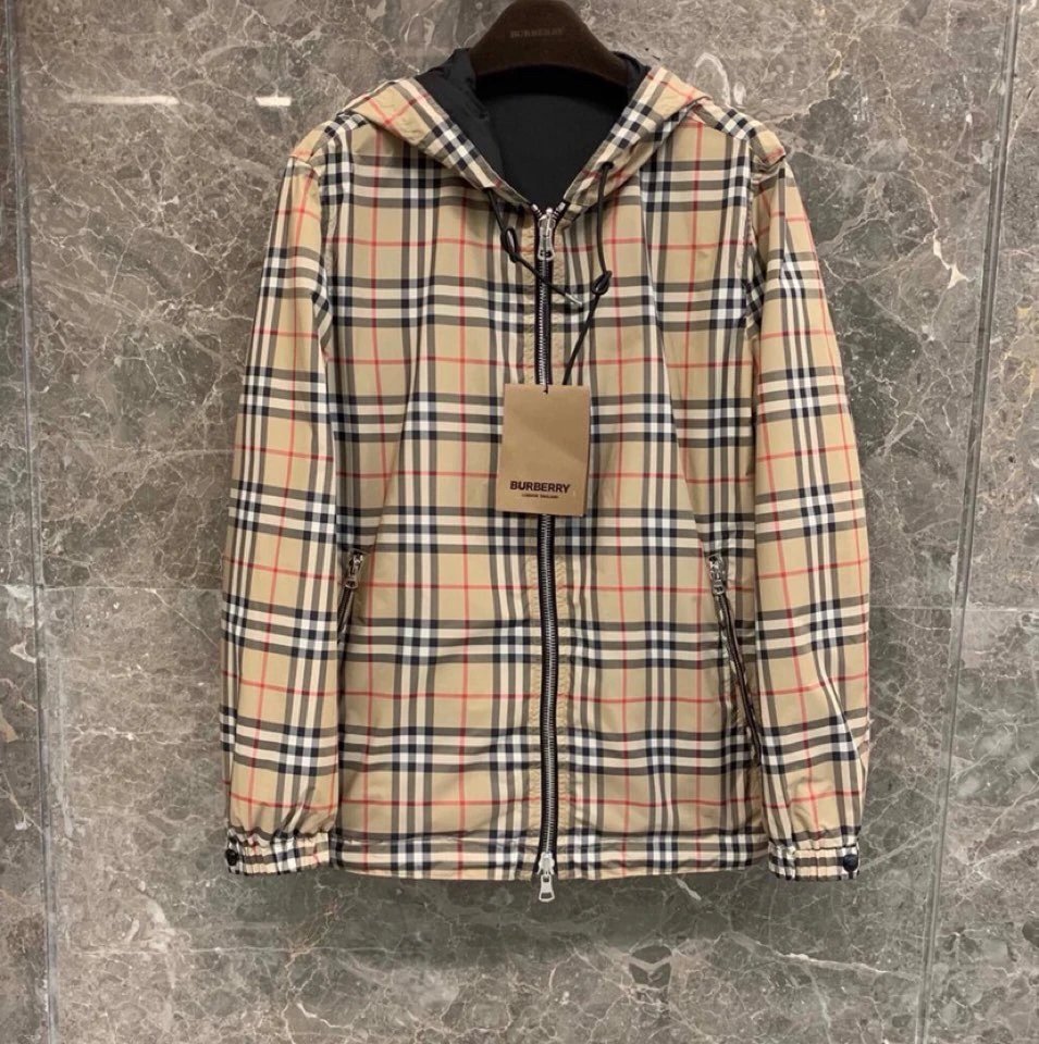 Support for testing BUR2026 spring/summer new item, double-sided lightweight men's jacket, windbreaker jacket, submachine jacket, men's spot trading company, export goods counter, available for sale. BUR Hefei OEM original factory order, combination of British and minimalist styles
