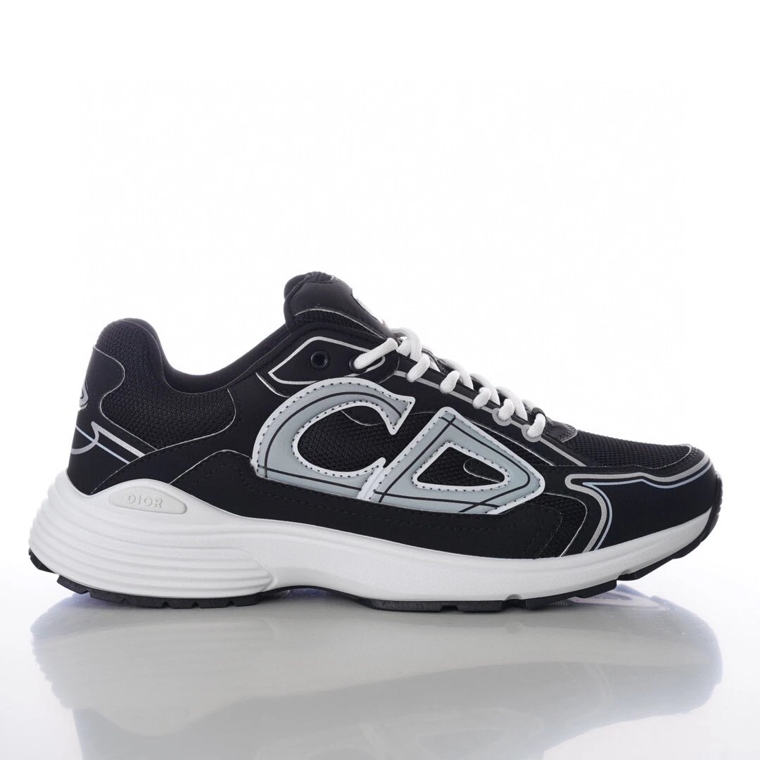 B30 CD Shoes Couple Retro Reflective Chunky Sneakers Logo Patch Running Shoes Men's Shoes