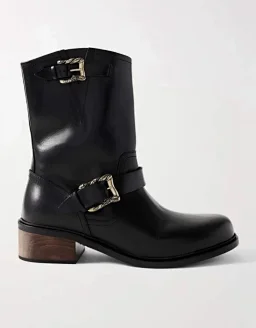 thumbnail for （预售全款）erd25ss忧郁的富二代雕花铜扣工程师靴