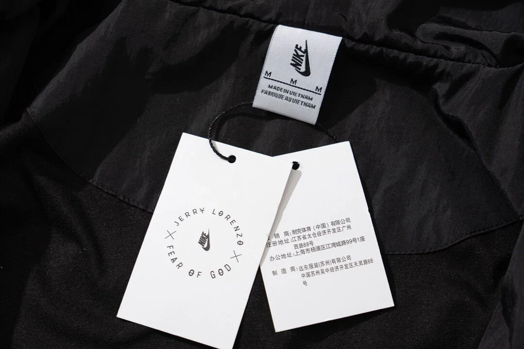 Nike x Fear Of God Jacket 限量联名Fog梭织风衣夹克外套