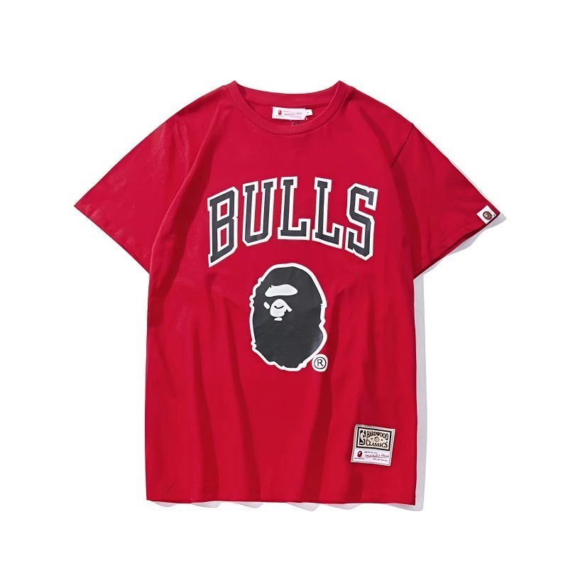 A Bathing Ape Shark Camo Navy T-Shirt - 7