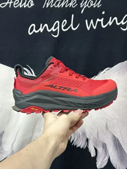 thumbnail for 【优势供应/原鞋开发/独家发泡大底/Vibram Megagrip外底】Altra Olympus 6 奥创奥林巴斯户外缓震越野跑步鞋  低帮 户外鞋 越野鞋 休闲鞋 运动鞋 慢跑鞋 跑鞋 黑红