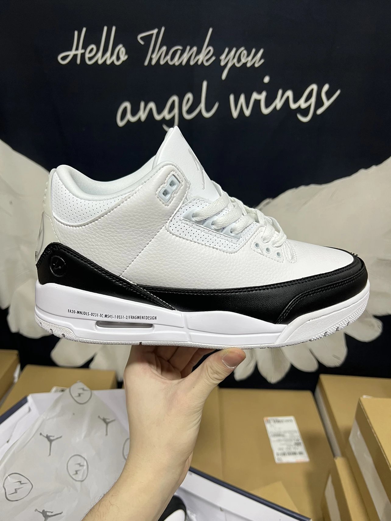 耐克工厂年底套现 头层超性价比 Air Jordan3 AJ3 乔三 篮球鞋 高帮 藤原浩