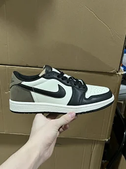 thumbnail for 【G版纯原/全头层内置气垫/分量感十足/NK 乔一 aj1 休闲鞋 板鞋 运动鞋 篮球鞋 复古篮球鞋 低帮 跑鞋 AJ1 高尔夫摩卡