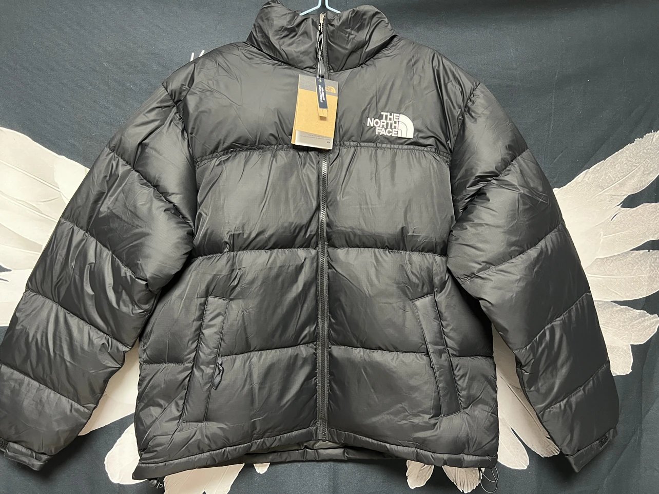 The North Face The North Face Down Jacket 1996 Outdoor Down Jacket White Duck Down Fry Fluffy Down Jacket Punching Jacket Waterproof Down Jacket Black
