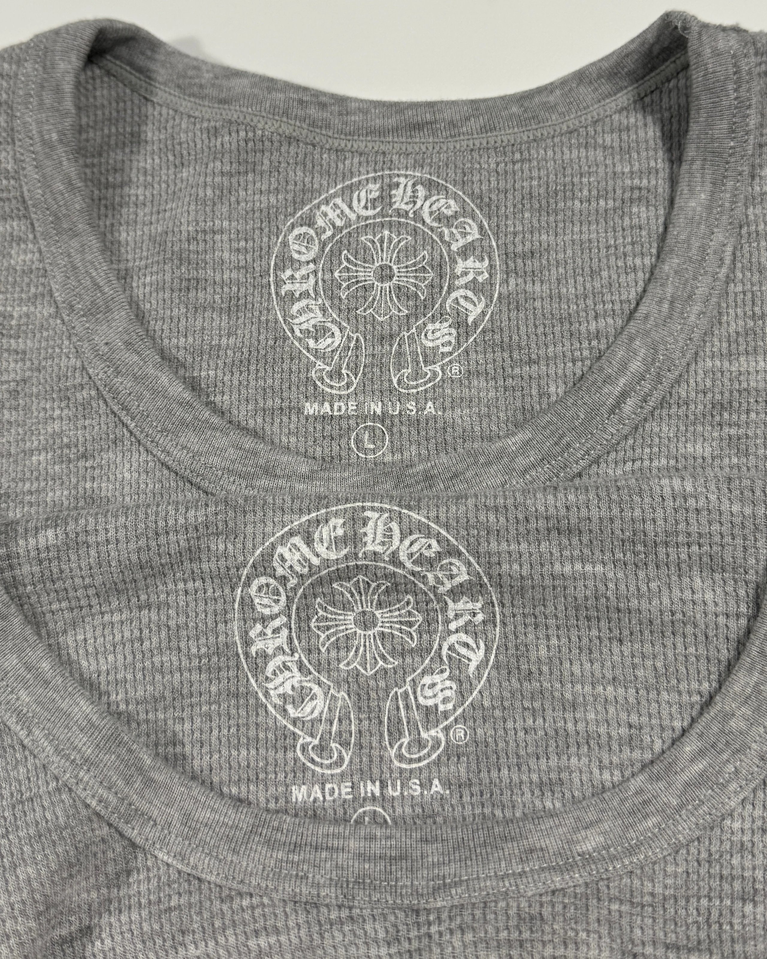 Design Long Sleeve Graphic Tee Gray T-Shirts - 9