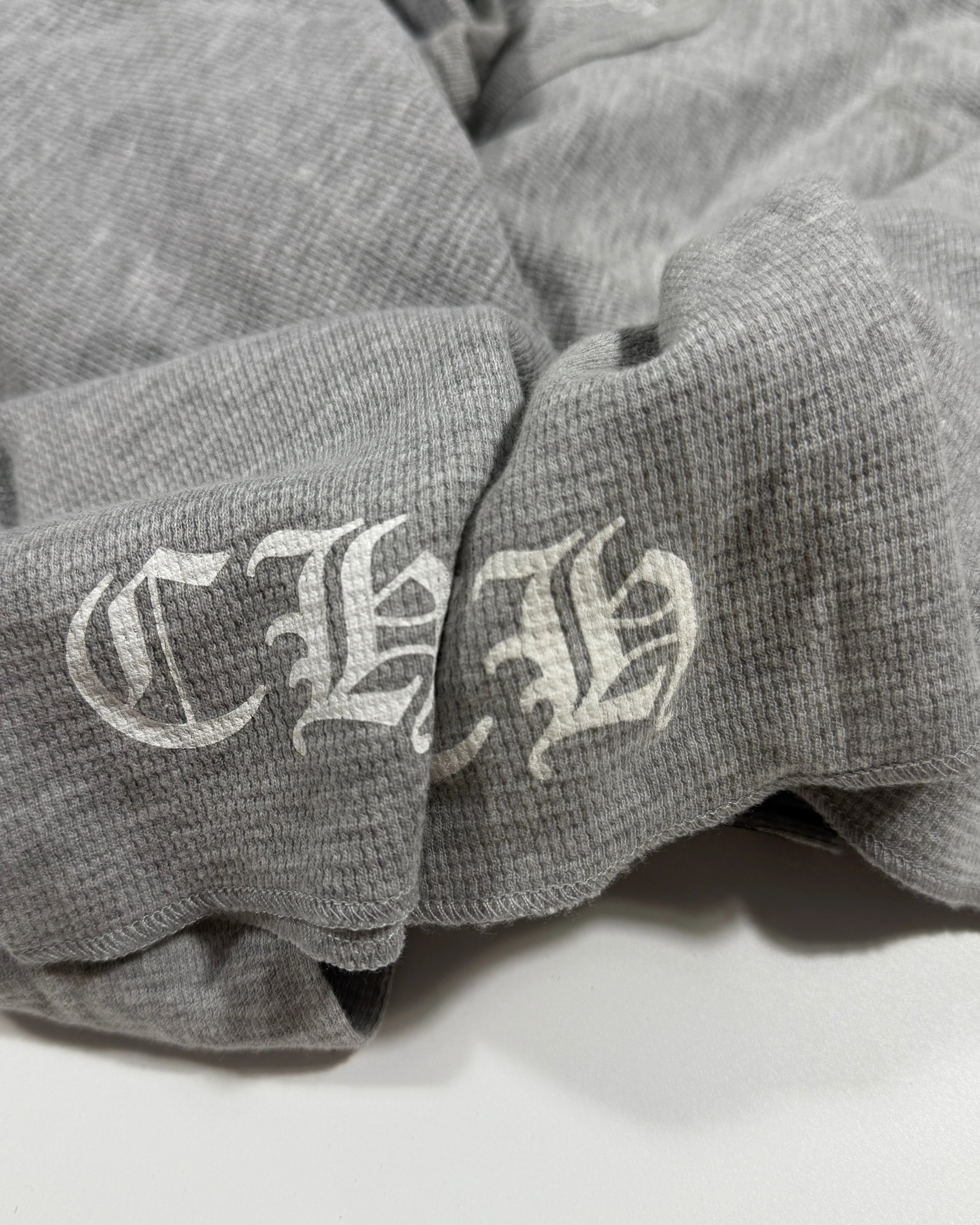 Design Long Sleeve Graphic Tee Gray T-Shirts - 7