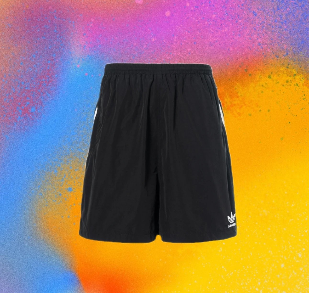 【 Original link sold over 1500 】 Self owned B joint AD embroidery poplin fabric shorts/silk cotton blend fabric/3D three-dimensional cutting