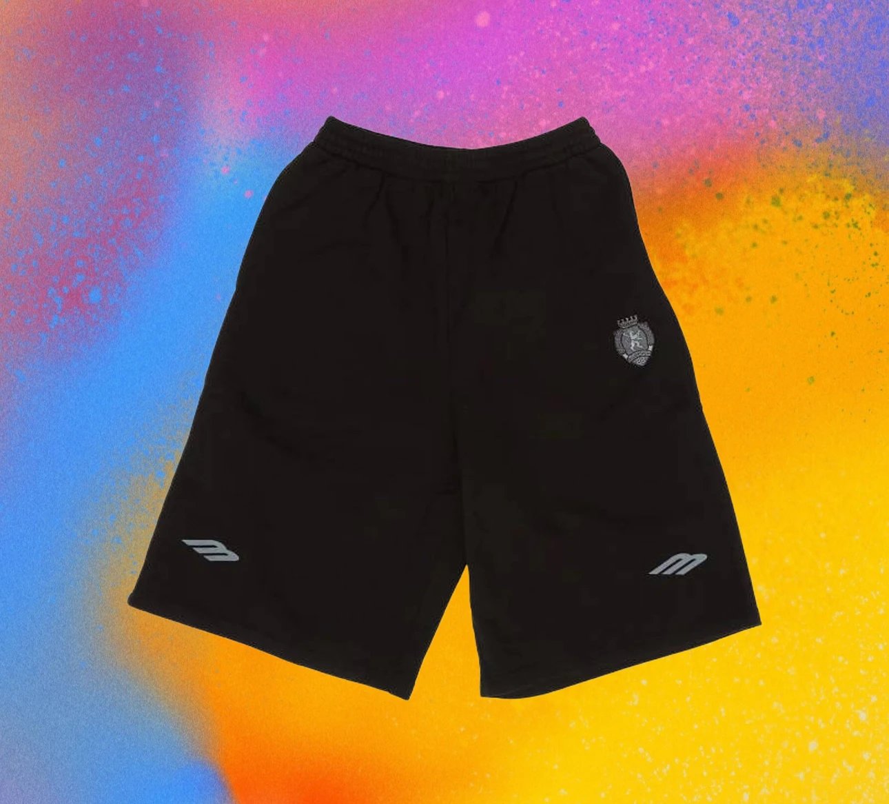 (In stock) Independent 26ss 3B Manchester United Rugby Football/Black shorts/Xinjiang long staple cotton/3D three-dimensional cutting