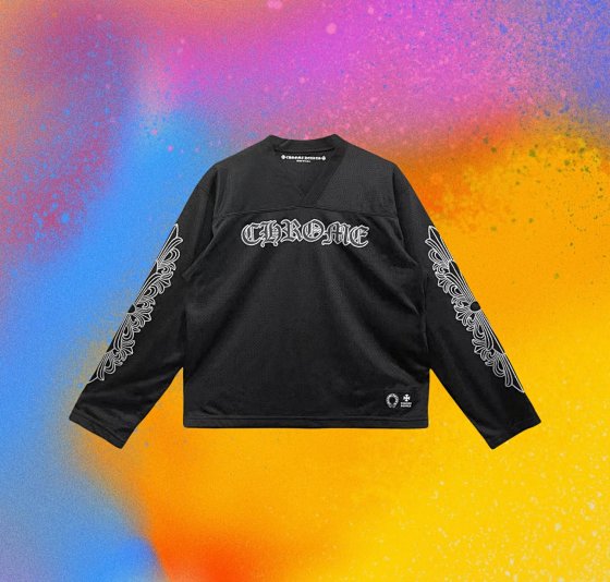 【 Original link sold over 1000 】 Self made ice hockey mesh long sleeves/double-layer fabric design/100% recycled nylon/imported glitter adhesive printing/3D three-dimensional cutting/streamlined design