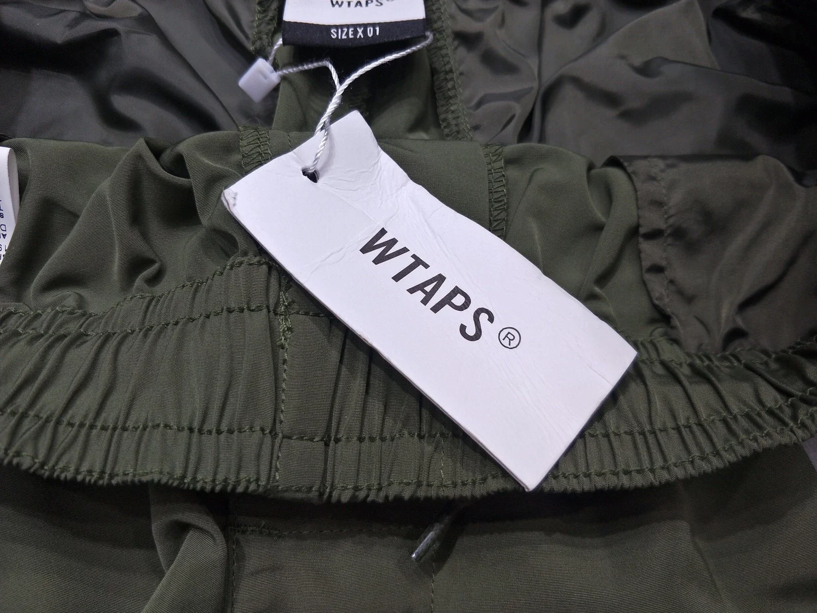 WTAPS DELI TROUSERS. COPO. TAFFETA 拉链束脚裤休闲裤19SS