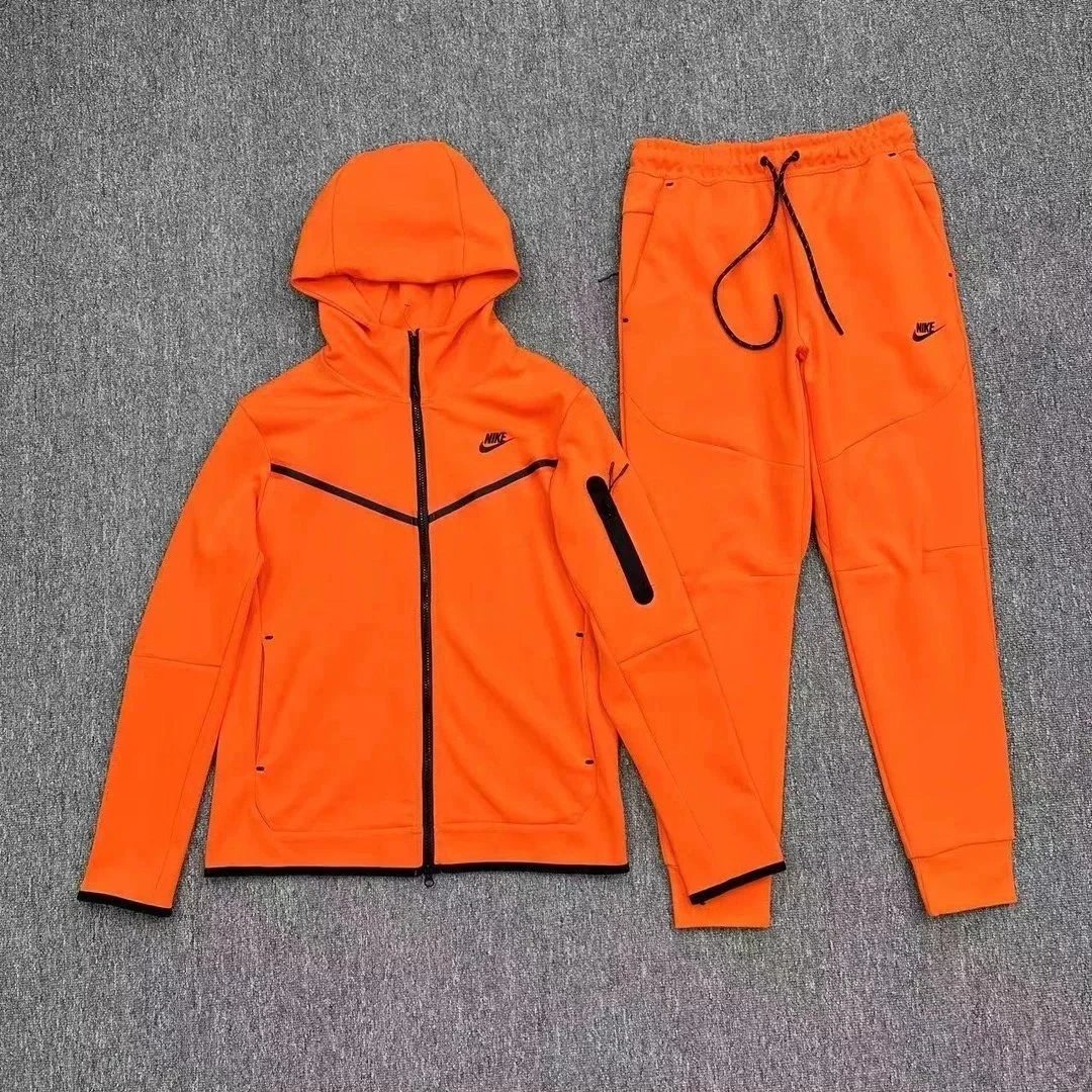 Blue and Black Sport Tracksuit Set for Men - Lightweight Jacket and Pants