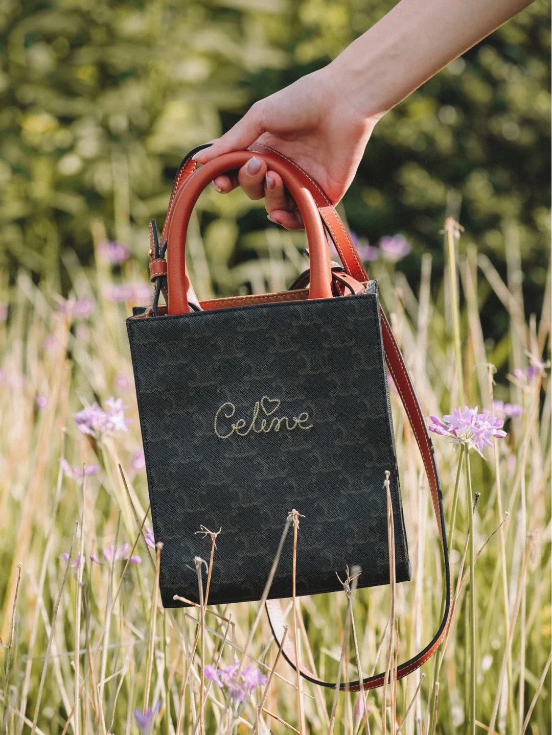 🍉lisa同款】Celine mini Tote瑟琳迷你托特包七夕限定胶囊系列经典老花