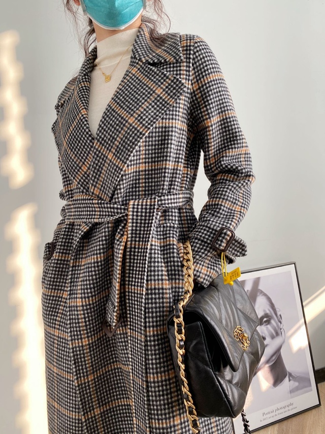 气场货来啦‼️MaxMara weekend新款秋冬新款格子大衣超长款羊毛千 气场货来啦‼️MaxMara weekend新款秋冬新款格子大衣超长款羊毛千
