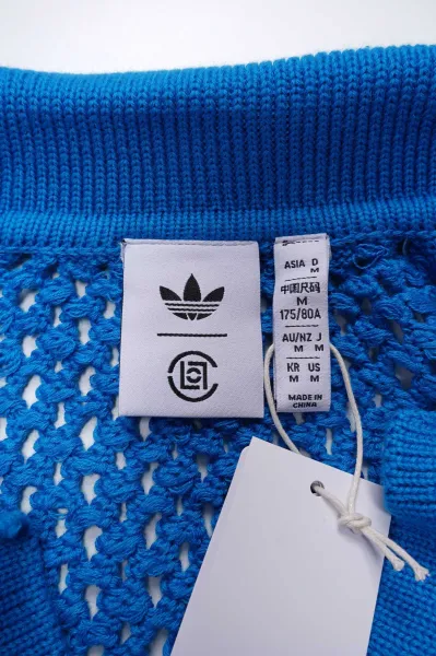 Adidas Originals Mesh Polo Navy Tops Polo - 12