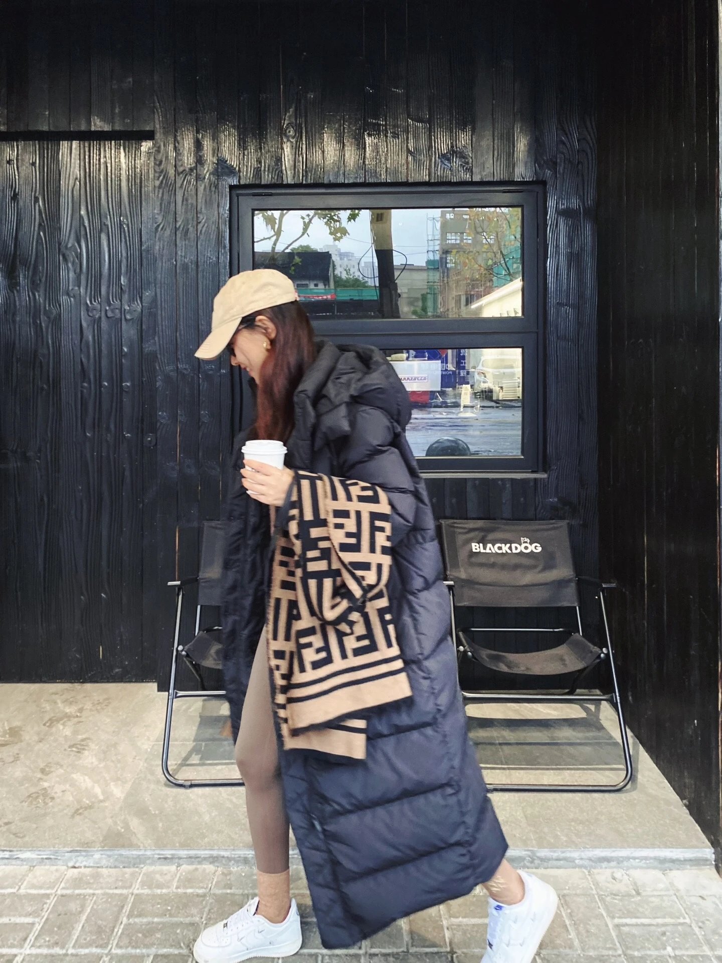 Design Long Puffer Coat in Flax Color Down Jacket - 28