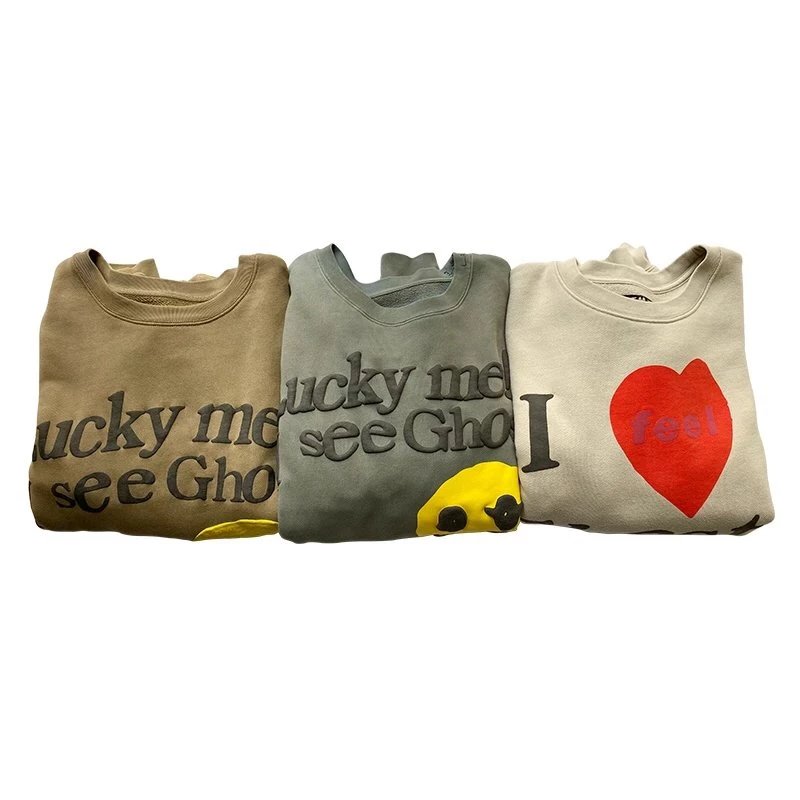Fear of God Essentials Lucky Me I See Ghosts Olive Green Hoodie - 16
