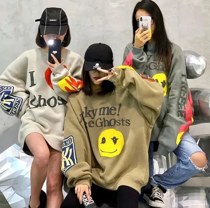 Fear of God Essentials Lucky Me I See Ghosts Olive Green Hoodie - 34