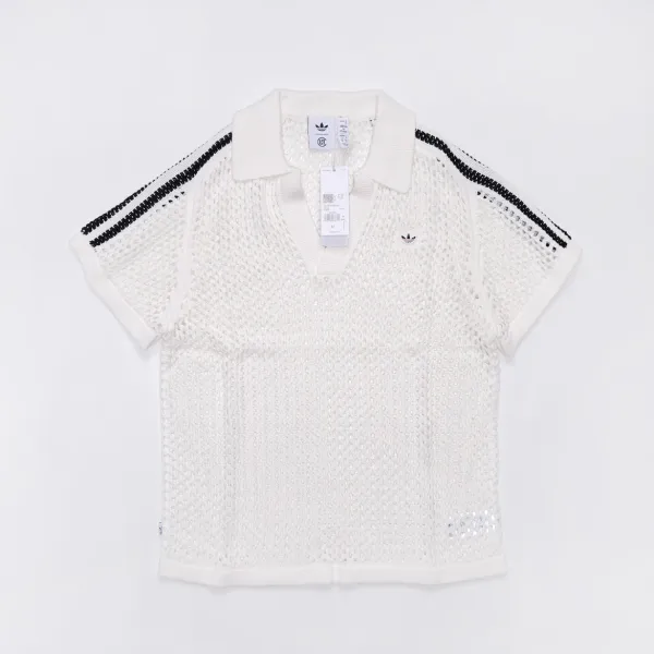Adidas Originals Mesh Polo Navy Tops Polo - 4