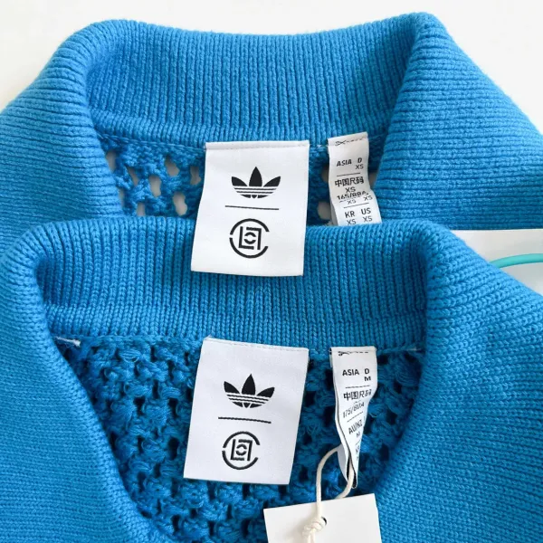 Adidas Originals Mesh Polo Navy Tops Polo - 20