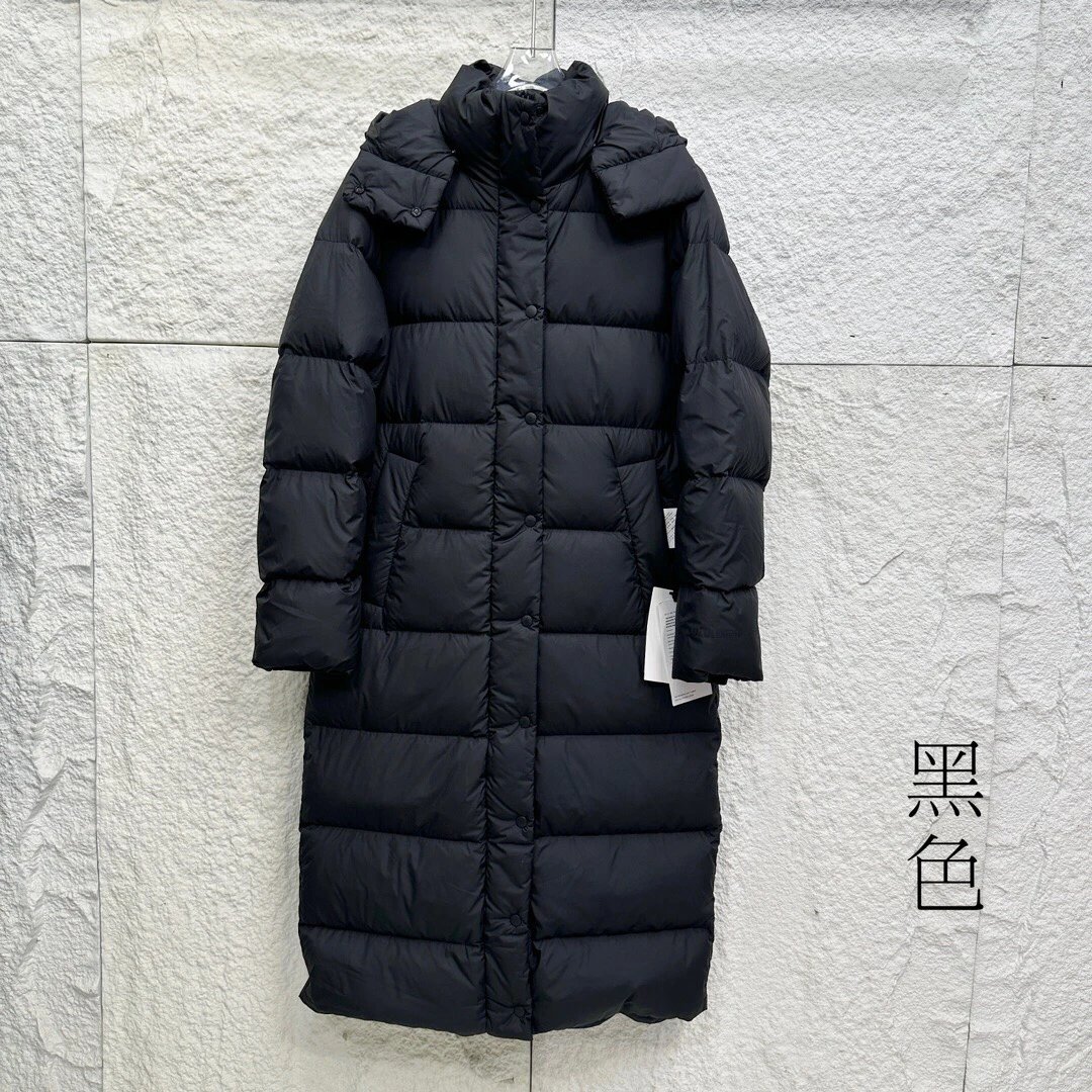 Design Long Puffer Coat in Flax Color Down Jacket - 10