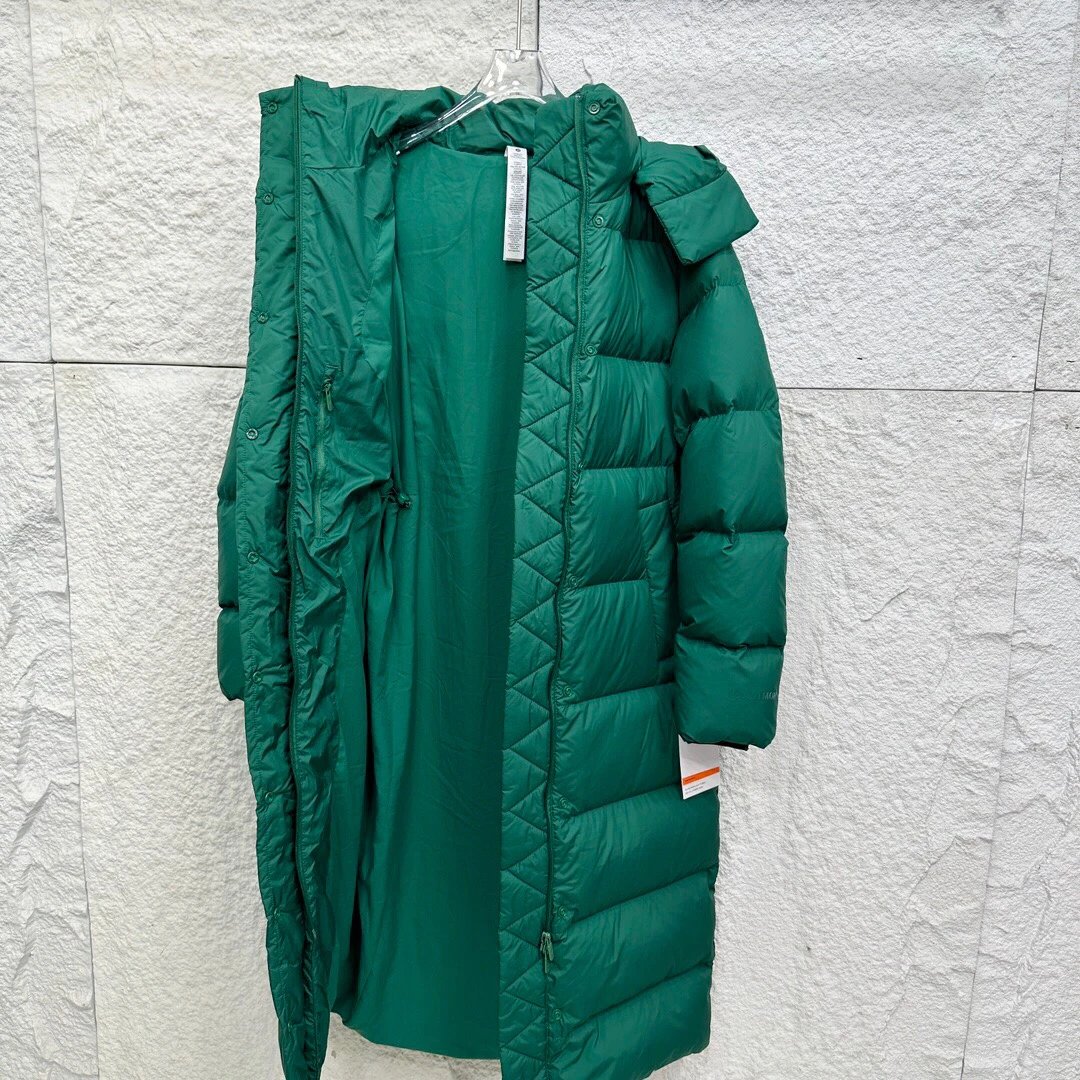 Design Long Puffer Coat in Flax Color Down Jacket - 15