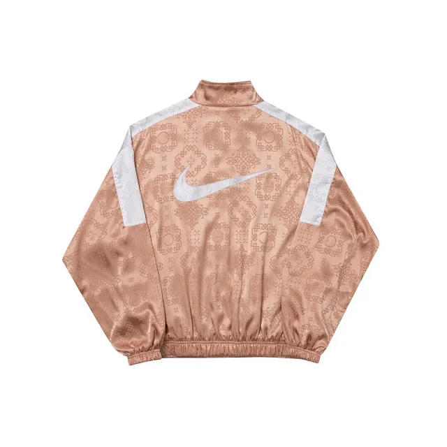Nike Jackets Geometric-pattern zip track jacket with contrast shoulder panels product detail image 5