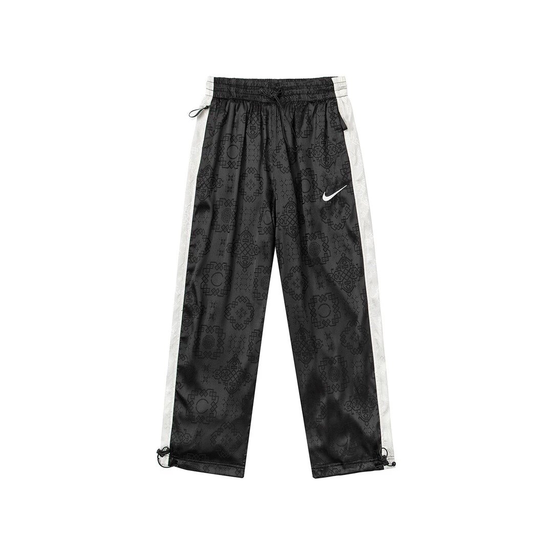 Nike Jackets Geometric-pattern zip track jacket with contrast shoulder panels image 7