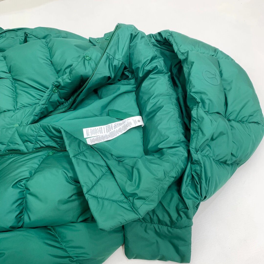 Design Long Puffer Coat in Flax Color Down Jacket - 18