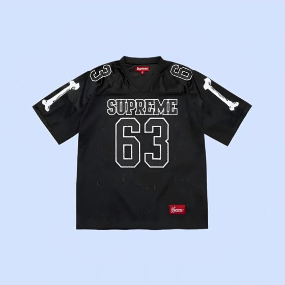 (New Arrival) Sup23 Bones Football Jersey Mesh Short Sleeve Soccer Shirt
