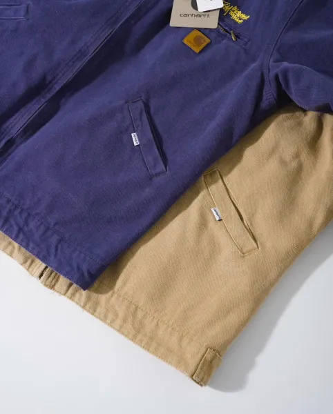 Carhartt WIP x Stüssy Chore Coat Purple Outerwear - 14