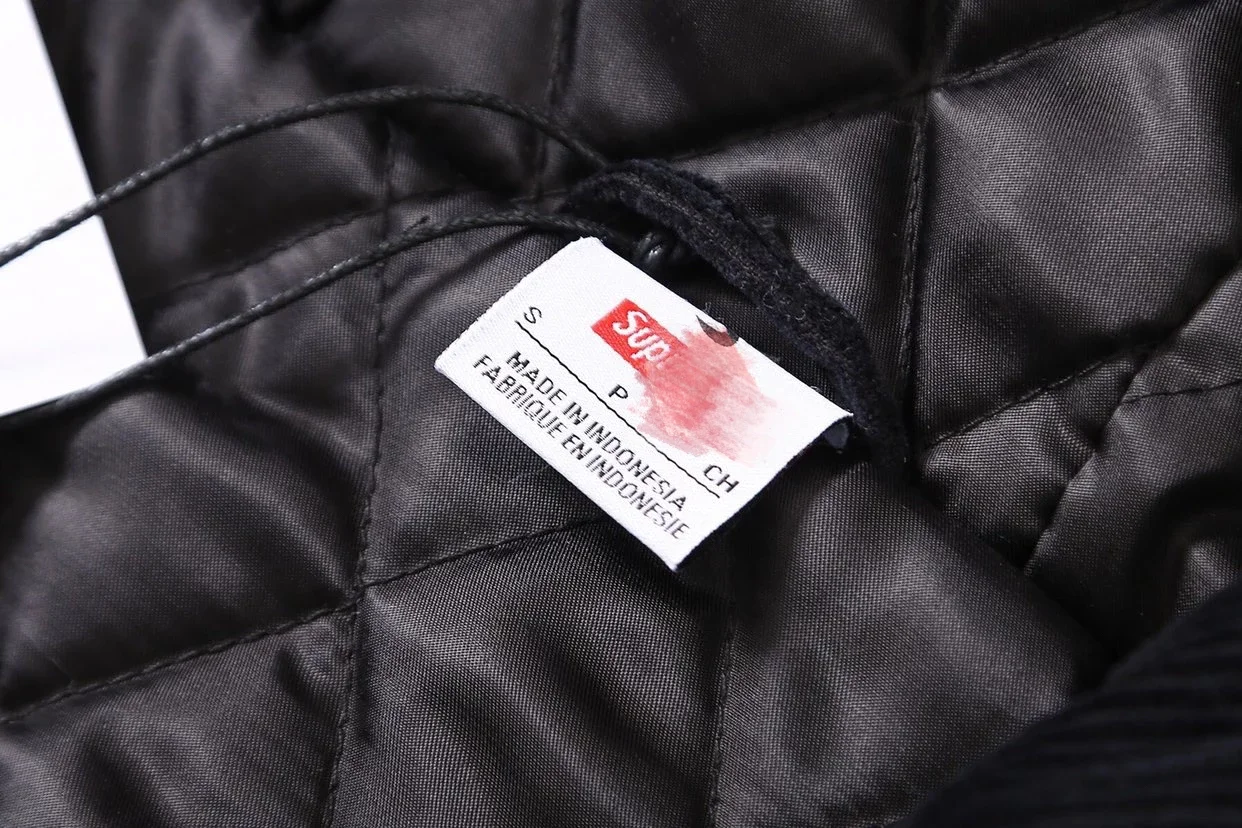 自主原创潮牌nksup 22ss week14 arc corduroy hooded jacket 字母刺绣 