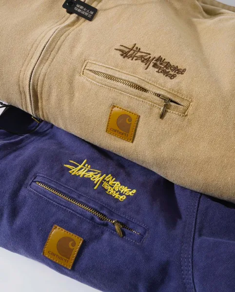 Carhartt WIP x Stüssy Chore Coat Purple Outerwear - 17