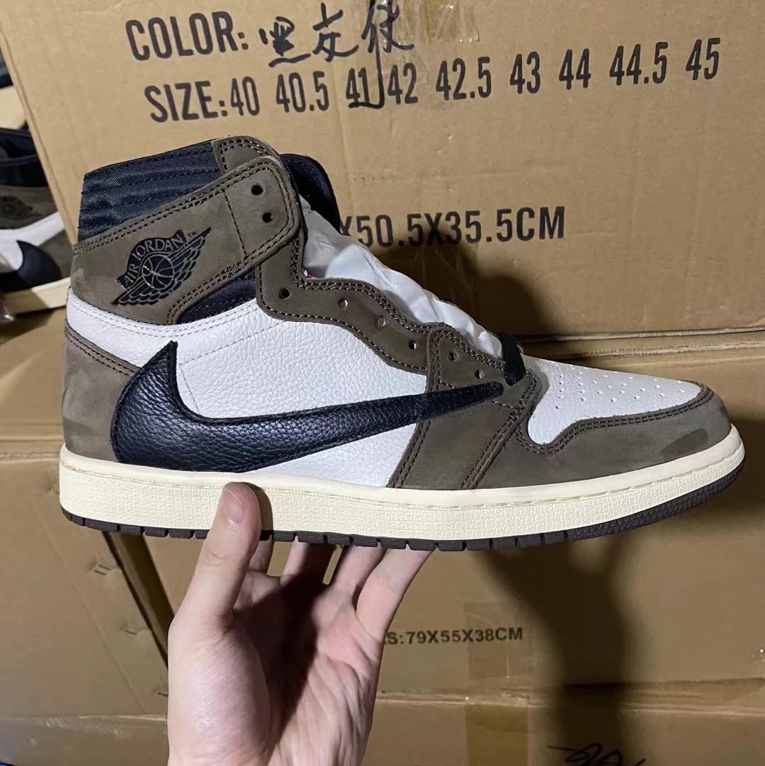 Fk J1 brown high top hook