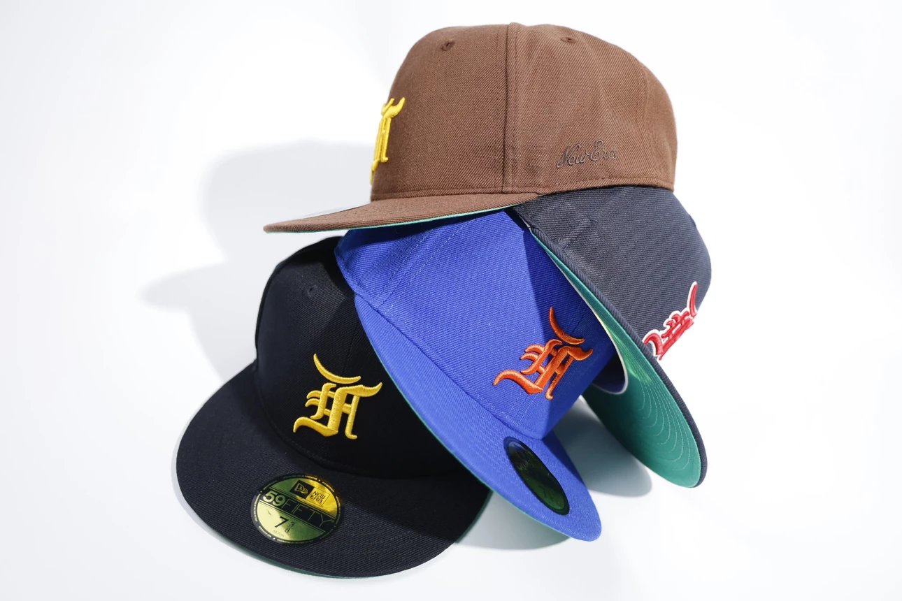 fog color blocking Sanskrit letters embroidery new models co-branded models flat-brimmed baseball caps flat-brimmed caps am0k