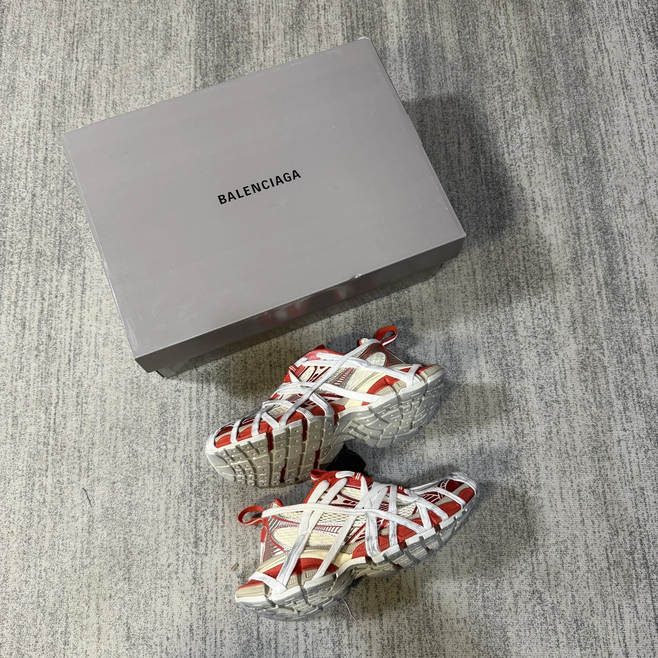 Balenciaga 3XL Dad Shoe White Red