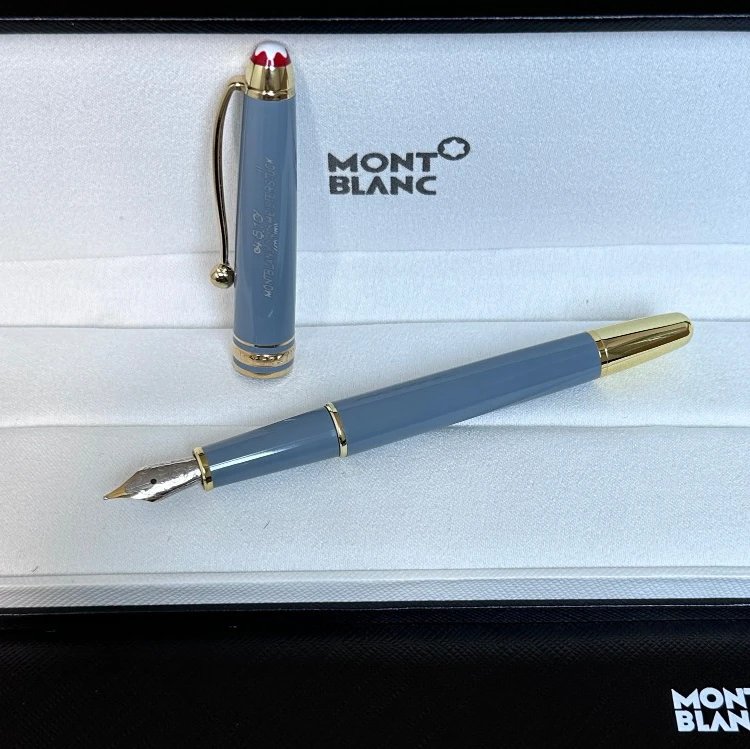 Blue Gold Pen